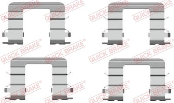 Accessory Kit, disc brake pad 109-1696 - image 2