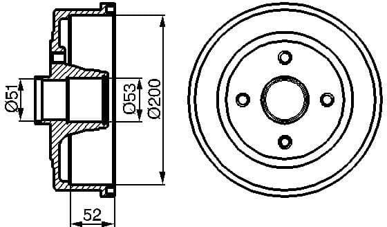 Brake Drum 0986477135 - image 5