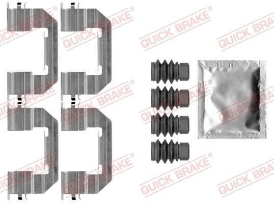 Accessory Kit, disc brake pad 109-0011 - image 2