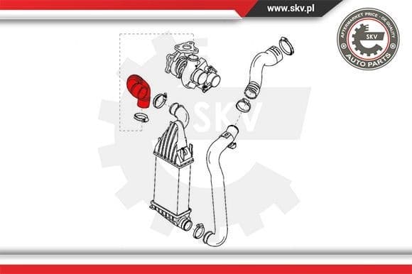 Charge Air Hose 24SKV857 - image 4