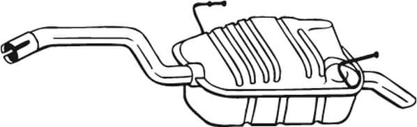 Rear Muffler 190-905