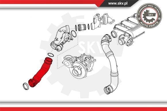 Charge Air Hose 24SKV720 - image 3