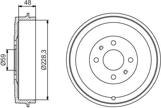 Brake Drum 0986477212