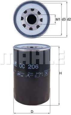 Oil Filter OC206