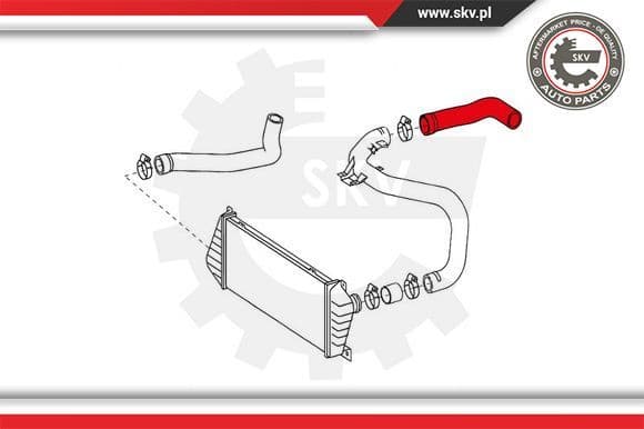 Charge Air Hose 24SKV753 - image 4