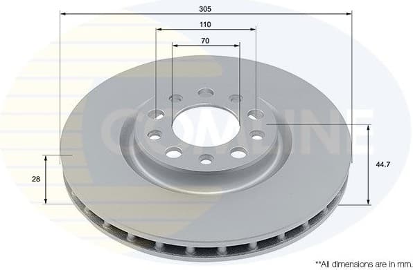 Brake Disc COATED ADC5014V