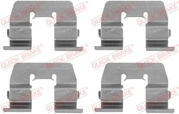 Accessory Kit, disc brake pad 109-1764 - image 2