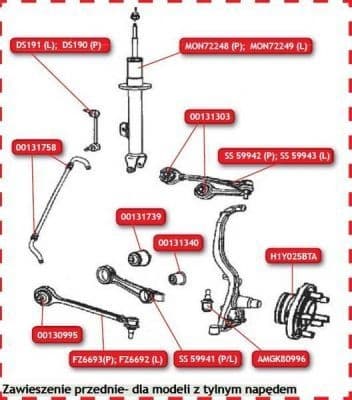 Mounting, control/trailing arm 00131303 - image 3