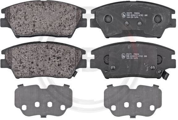 Brake Pad Set, disc brake 35275