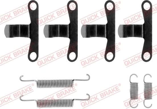 Accessory Kit, parking brake shoes 105-0594 - image 2