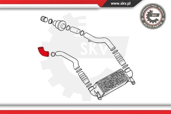 Charge Air Hose 24SKV218 - image 3