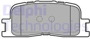 Brake Pad Set, disc brake LP2703