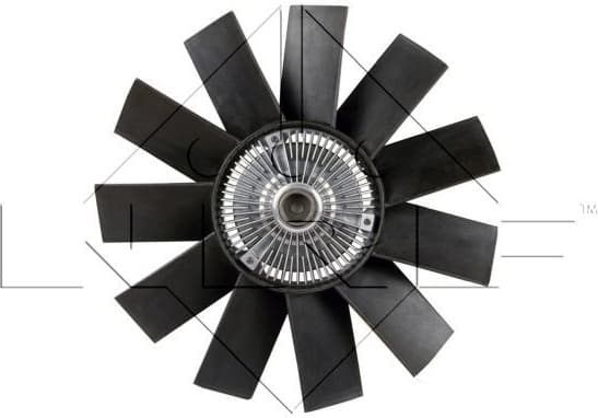 Clutch, radiator fan FULL KIT 49542 - image 3