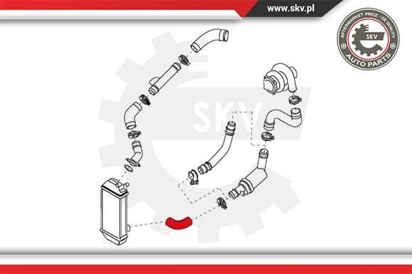 Charge Air Hose 24SKV180