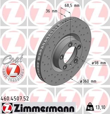 Brake Disc SPORT BRAKE DISC Z 460.4507.52