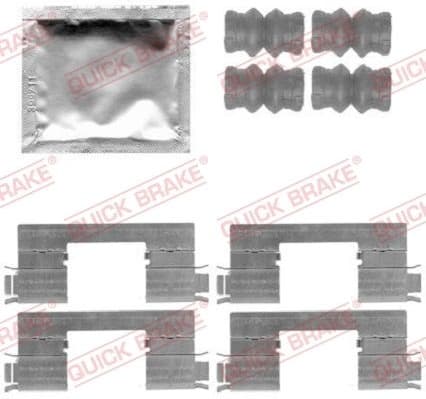 Accessory Kit, disc brake pad 109-1798 - image 2