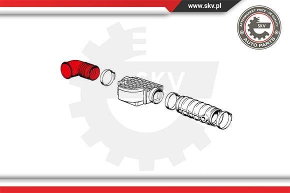 Intake Hose, air filter 24SKV493 - image 4