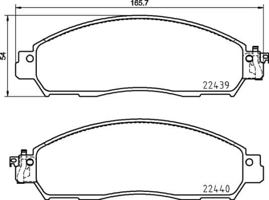 Brake Pad Set, disc brake PRIME LINE P56120