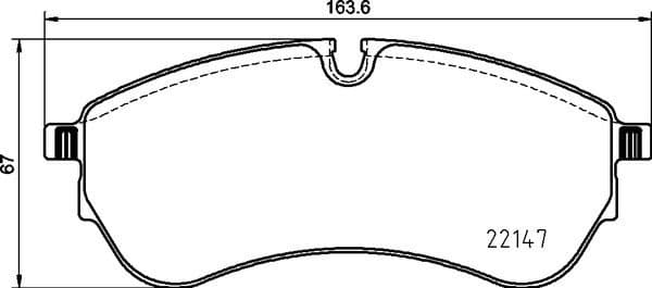 Brake Pad Set, disc brake PRIME LINE P85169