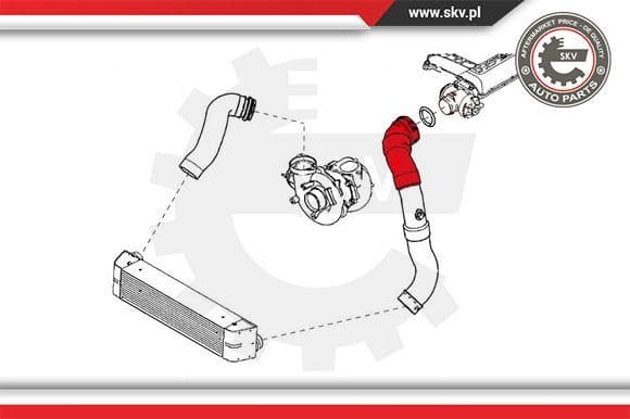 Charge Air Hose 24SKV888 - image 3
