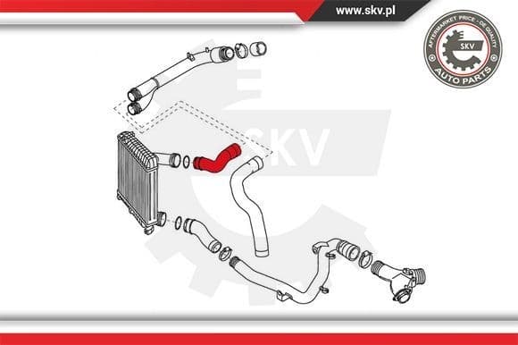 Charge Air Hose 43SKV165 - image 4