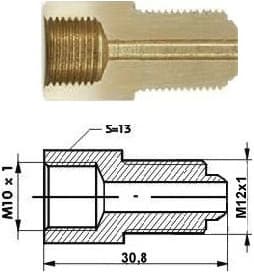 Brake pipe connector WPS229