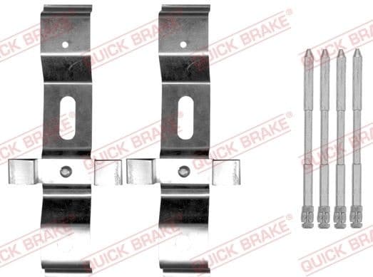 Accessory Kit, disc brake pad 109-0004