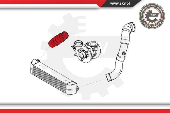Charge Air Hose 24SKV153 - image 3