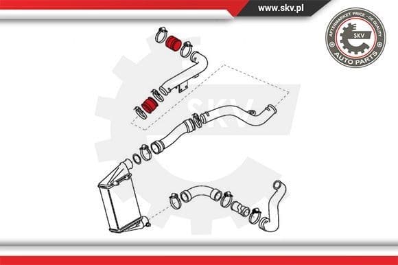 Charge Air Hose 24SKV689 - image 3