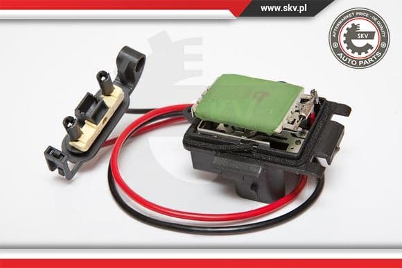 Resistor, interior blower 95SKV037