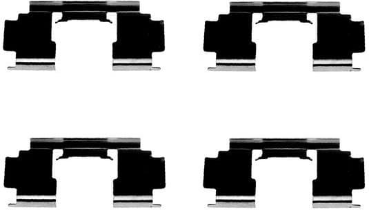 Accessory Kit, disc brake pad 1 987 474 324