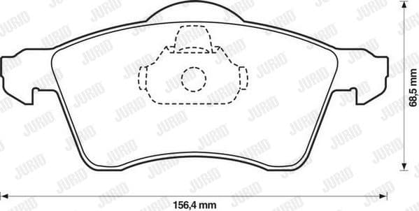 Brake Pad Set, disc brake 571934J