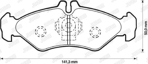 Brake Pad Set, disc brake 571846J