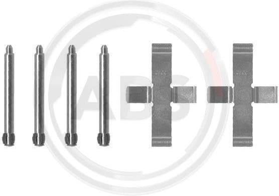 Accessory Kit, disc brake pad 1046Q