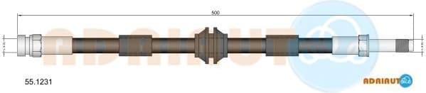 Brake hose front 55.1231