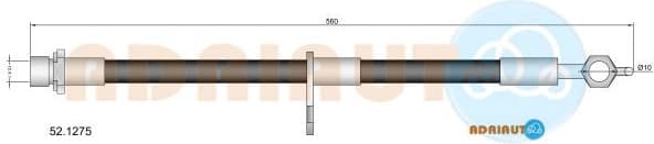 Brake hose front 52.1275