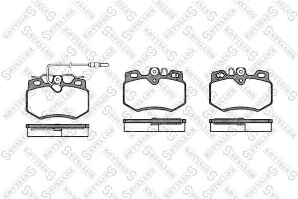 Brake Pad Set, disc brake 181 012-SX