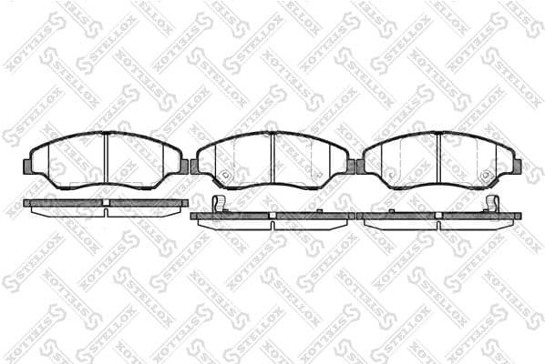 Brake Pad Set, disc brake 750 002-SX