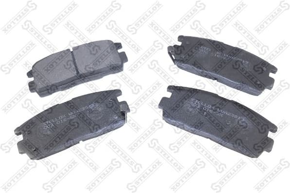 Brake Pad Set, disc brake 002 016-SX