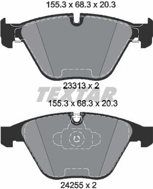 Brake Pad Set, disc brake Q+ 2331301