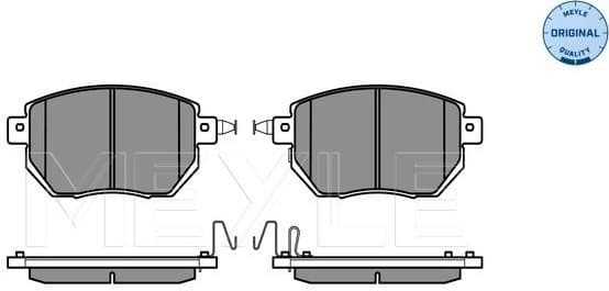Brake Pad Set, disc brake MEYLE-ORIGINAL: True to OE. 025 240 5615/W