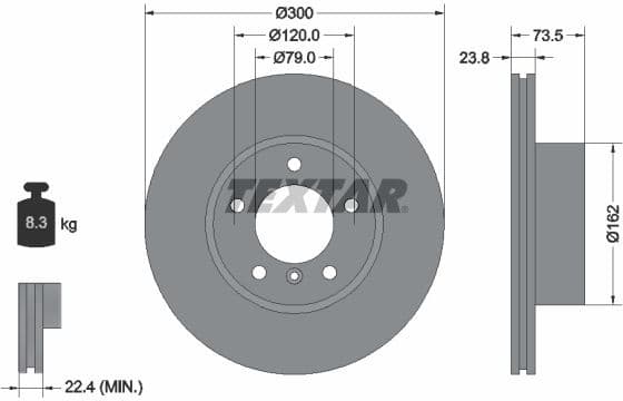 Brake Disc PRO+ 92137705