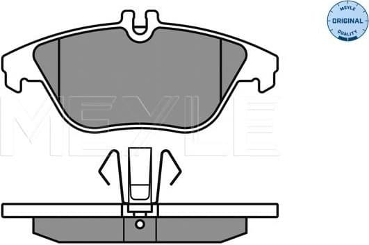 Brake Pad Set, disc brake MEYLE-ORIGINAL: True to OE. 025 242 5317