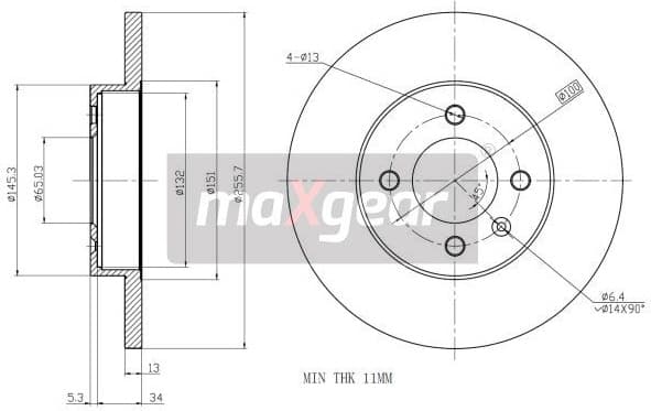Brake Disc 19-0767