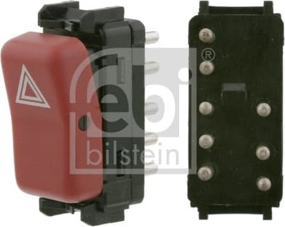 Hazard Warning Light Switch febi Plus 24198