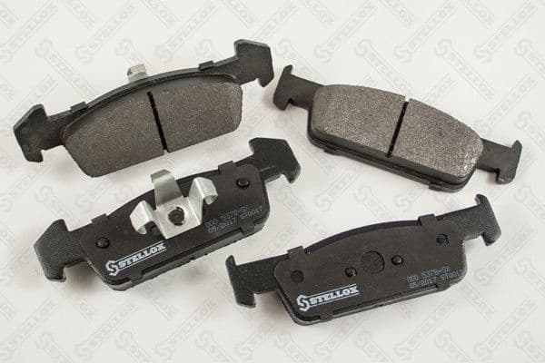 Brake Pad Set, disc brake 000 537B-SX