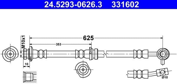 Brake Hose 24529306263
