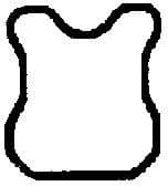Gasket, cylinder head cover RC6382