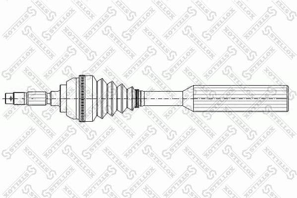 Drive Shaft 158 1053-SX