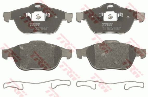 Brake pads front, Top Quality GDB1468